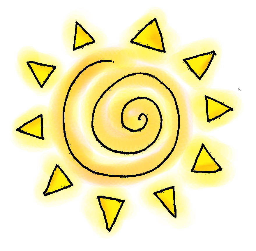 summer sun clipart