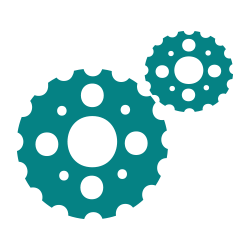 double gear icon